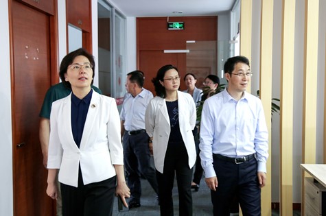 江蘇省委網(wǎng)信辦、省委宣傳部領(lǐng)導赴蘇化科技園調(diào)研重點企業(yè)