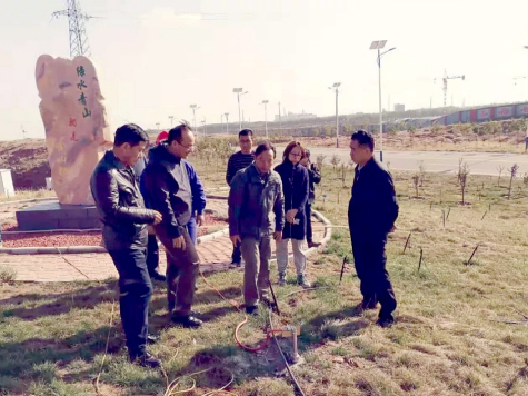 生態(tài)環(huán)境部西北督查局局長袁道凌到寧夏華御檢查指導蒸發(fā)池地下水修復治理工作
